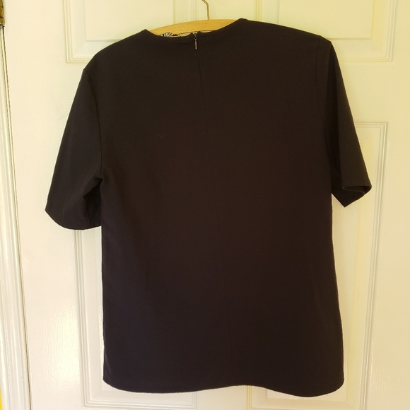 Zara tunic style shirt, size small, navy blue - Picture 2 of 3